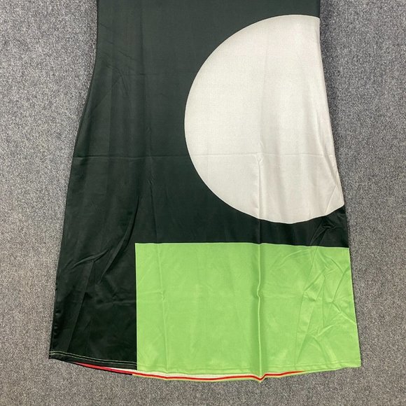 FHQ Dress Women's 2XL Maxi Multicolor Polyester Sleeveless XXL - Picture 7 of 7